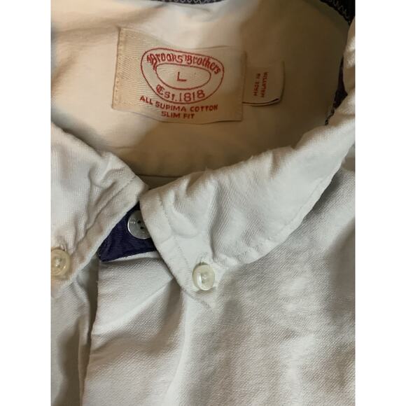Brooks Brothers Mens Triple Color Botton-Up L/S Shirt Size L RN 93986 - Picture 2 of 11